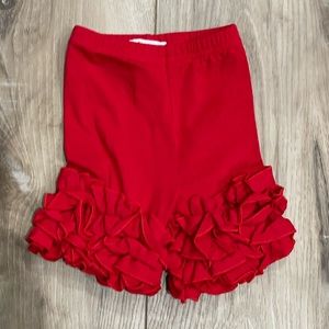 $5 add on* NWOT BRYLIN MARIE RED RUFFLE SHORTIES